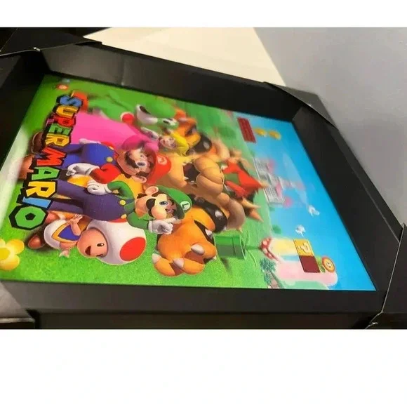 NIB Super Mario Brothers Shadow Box 3D Wall Art - Picture 3 of 6